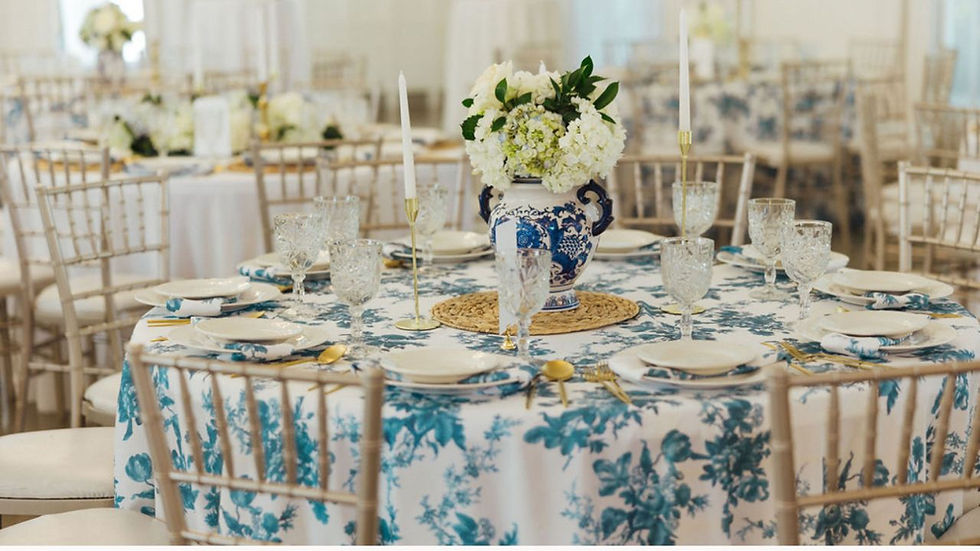 Blue-tiful Details That Made This Event Shine