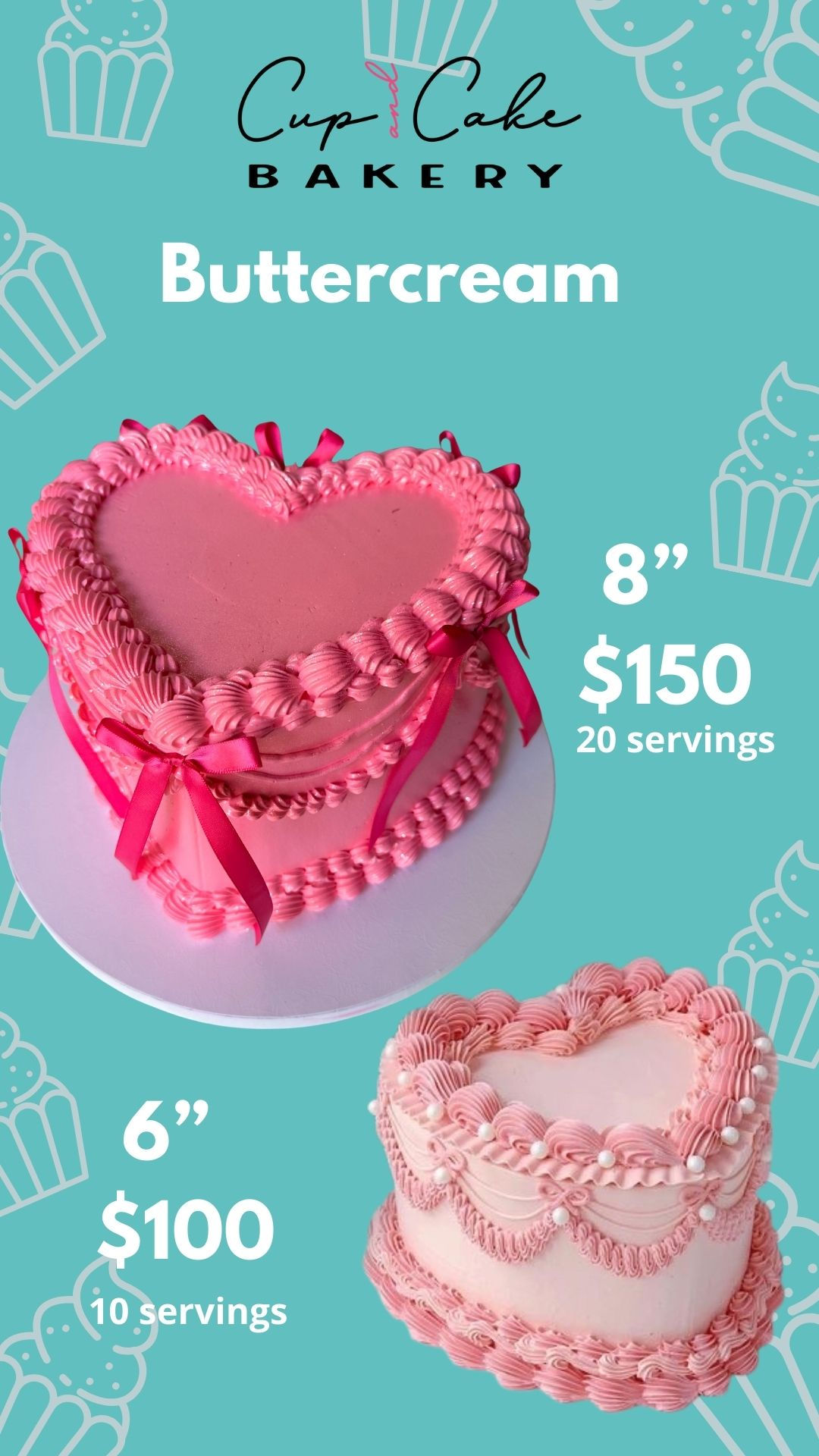 Heart-shaped cake