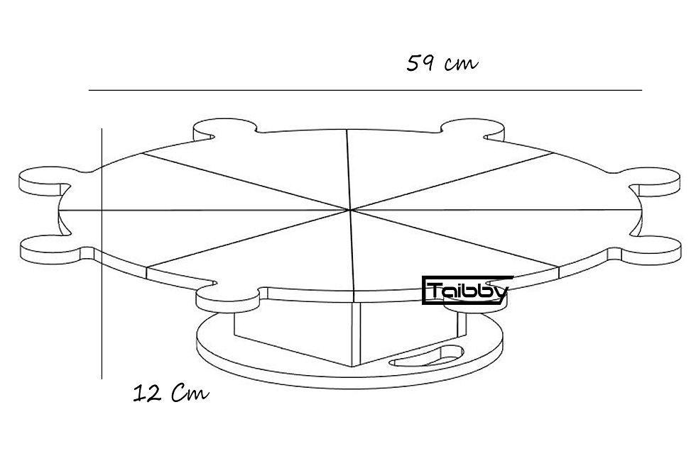 Miniaturbild: Porta Pizza Vassoio – Solo su Taibby, per un servizio impeccabile