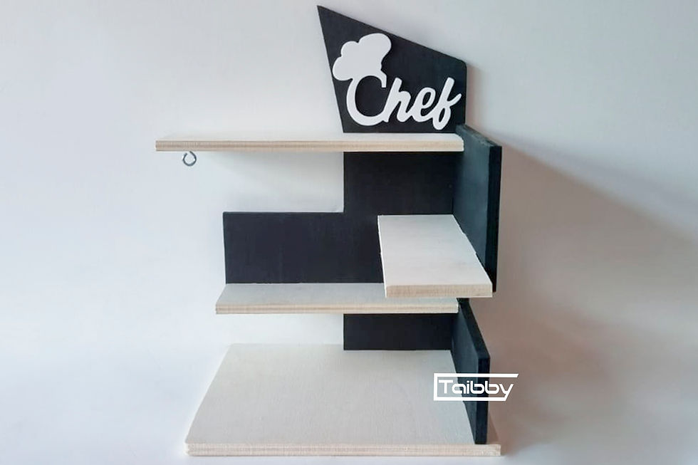 Miniaturbild: Cannella – Organizer Cucina Angolare da Tavolo | Porta Coltelli e Spezie