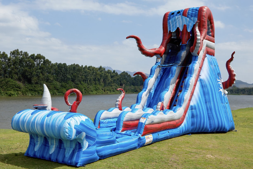 OCEAN BATTLE 25' WITH OR WITHOUT SLIP N SLIDE