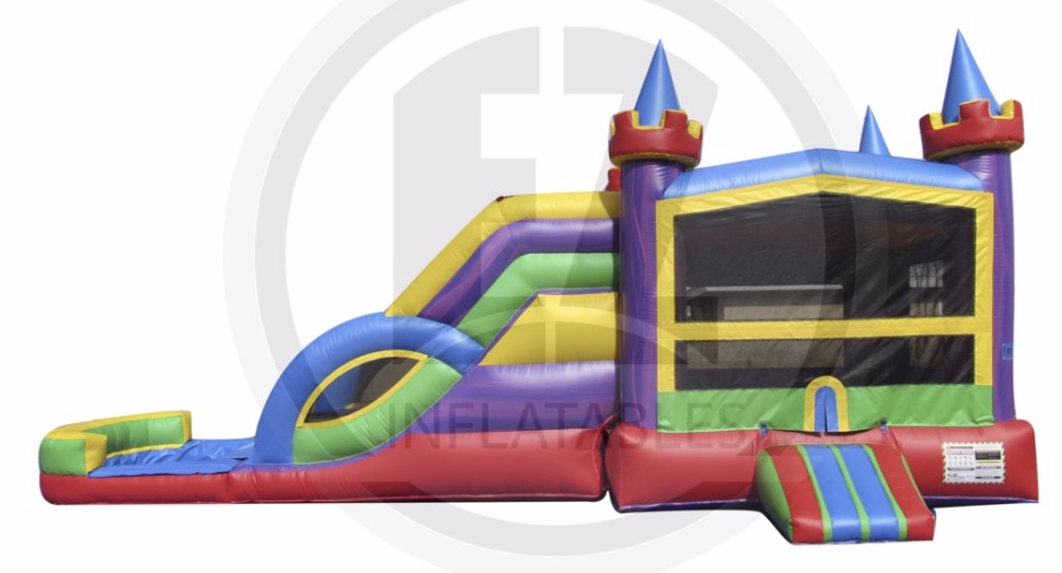 Dual Lane Combo Bounce house