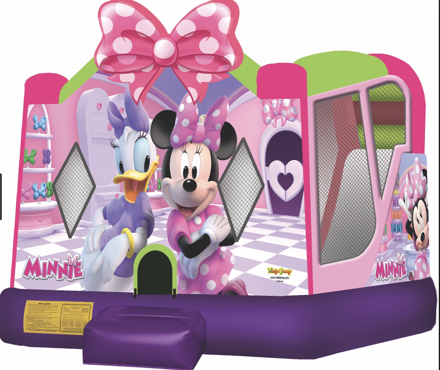Minnie Mouse Combo Bounce House