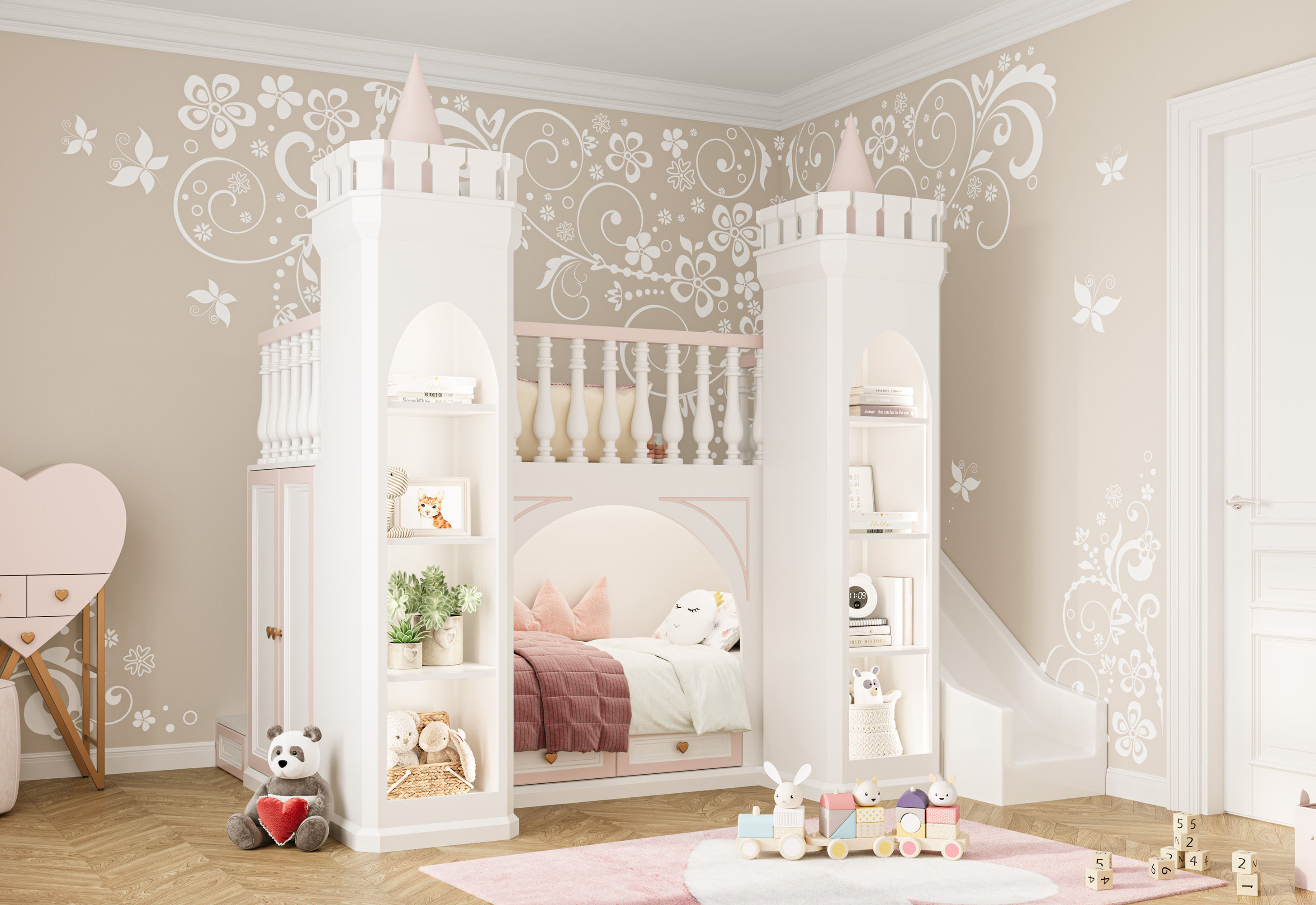 Cameretta Soppalco, The Fairy Castle, vista 1