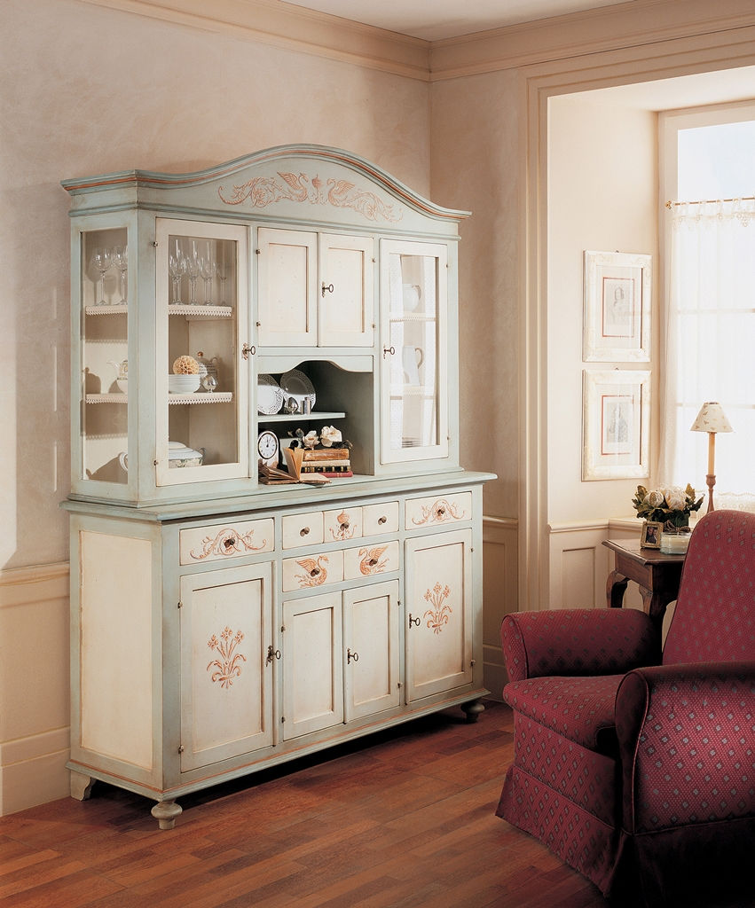 Credenza con alzata, codice 2020, vista 2