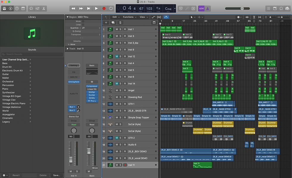 LOGIC PRO ARAYÜZÜ
