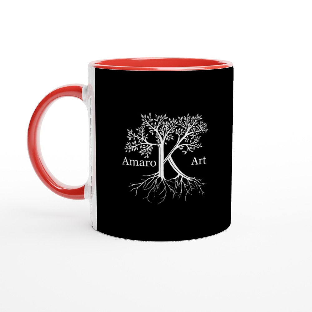 Mug en céramique blanche 325 ml / Wolf