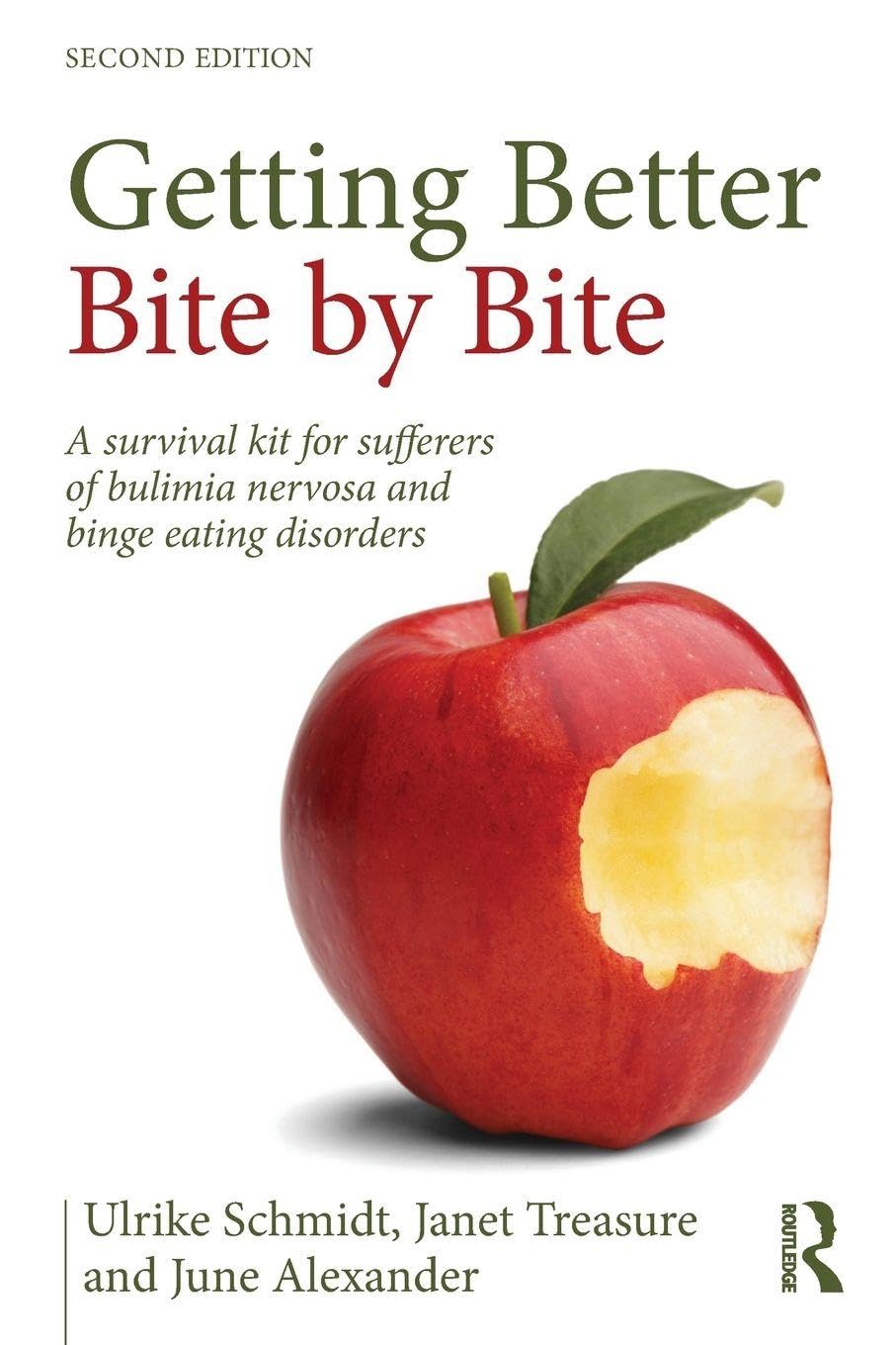 Book cover for Getting Better Bite by Bite: A Survival Kit for Sufferers of Bulimia Nervosa and Binge Eating Disorders by Ulrike Schmidt, Janet Treasure, and June Alexander, featured in In Good Nutrition’s blog on helpful books for binge eating recovery.