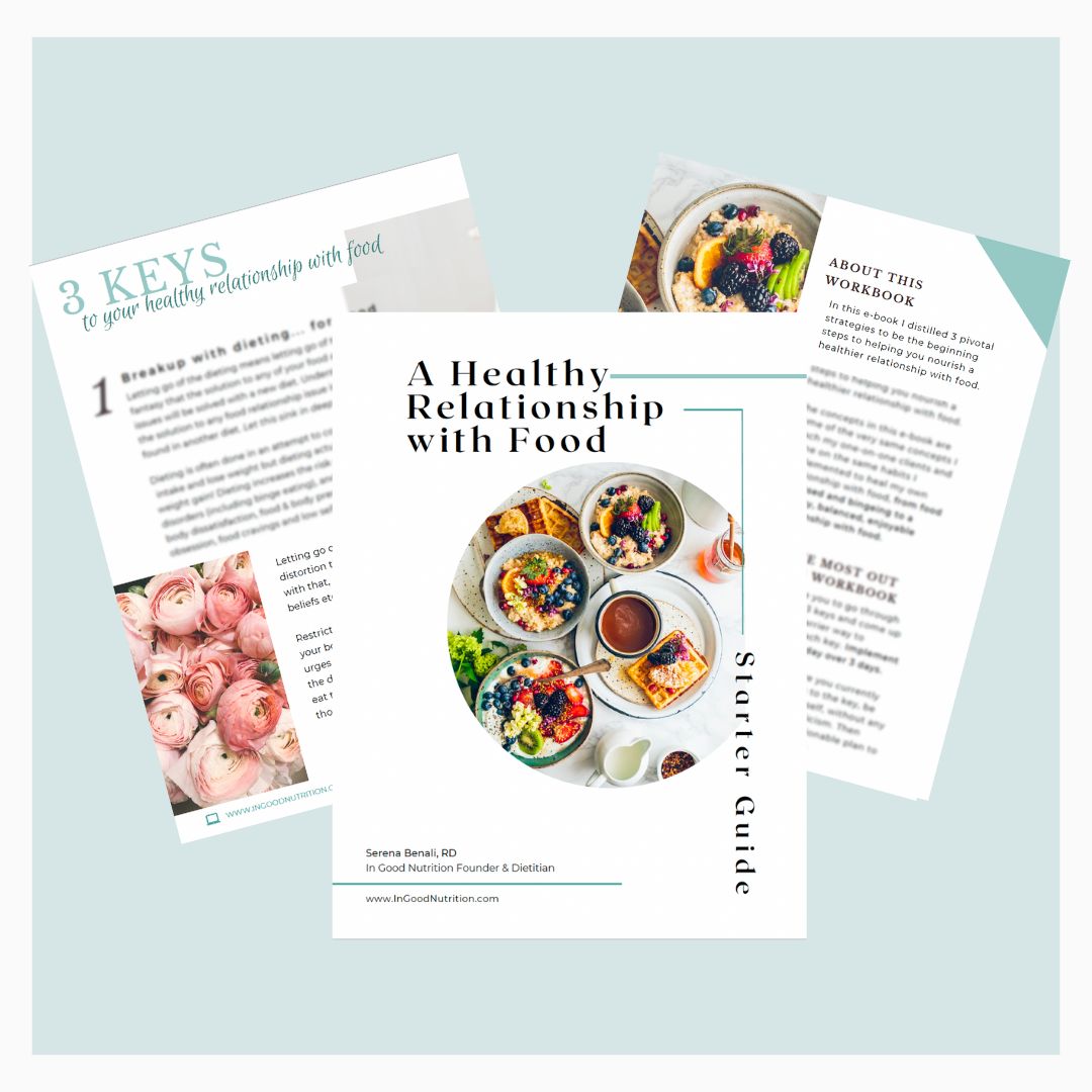 E-book created by registered deititian Serena Benali 
