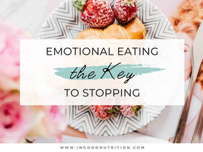 Emotional Eating - the key to stopping