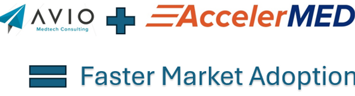 Avio and Accelermed logos