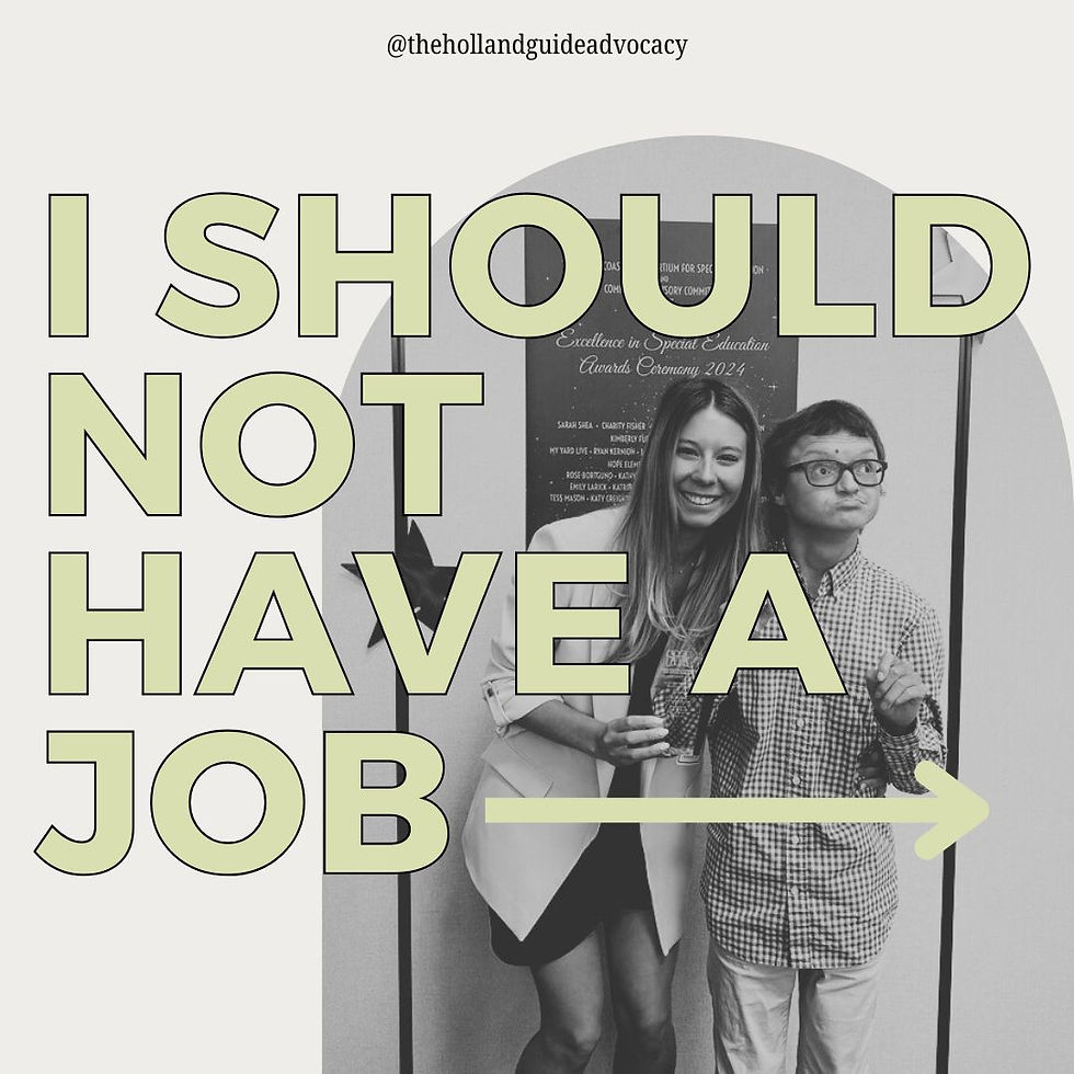 Why I Should Not Have a Job