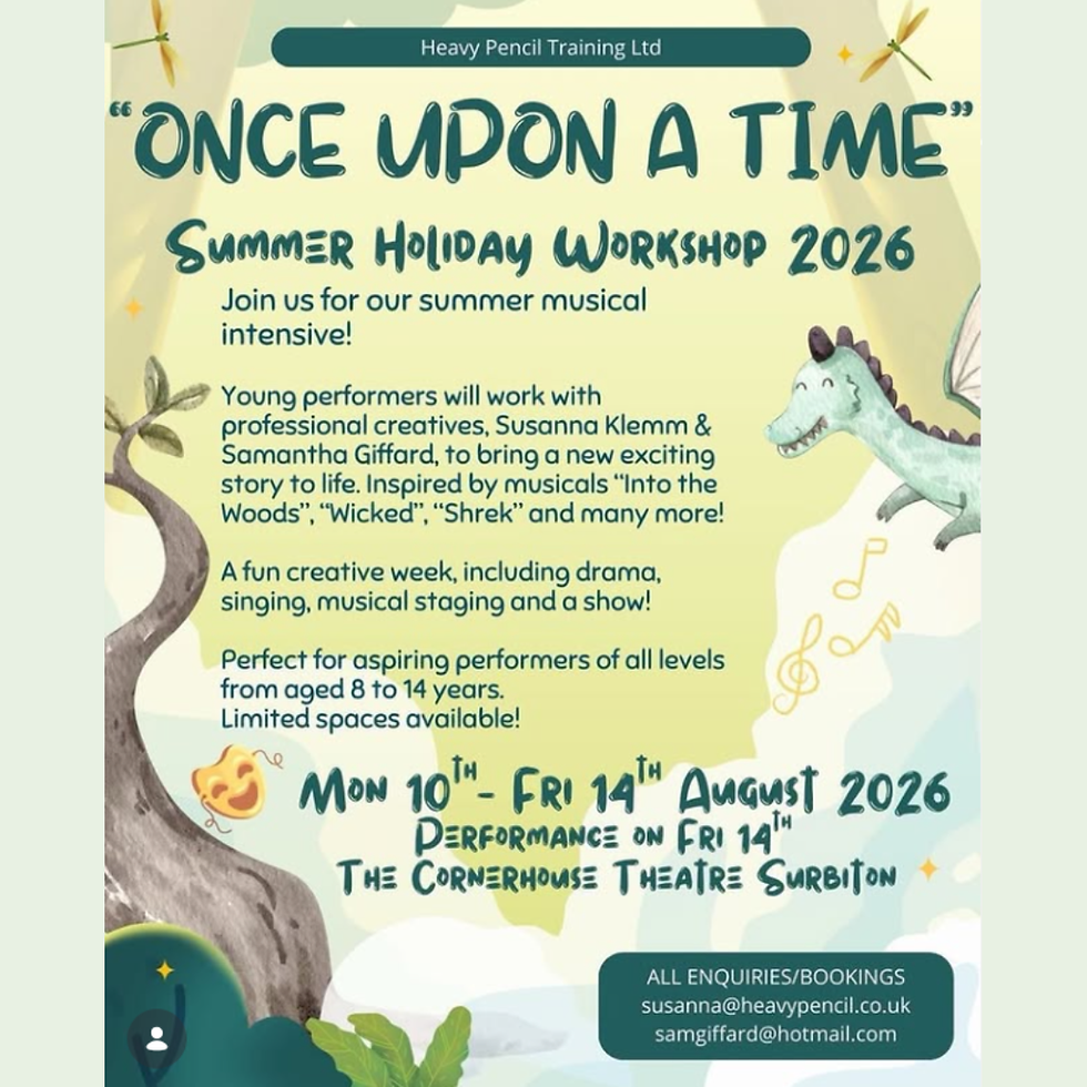 Once Upon a Time - Summer Holiday Workshop