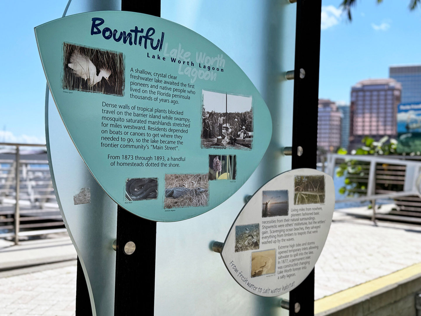The Waterfront Commons Interpretive Project, West Palm Beach, FL