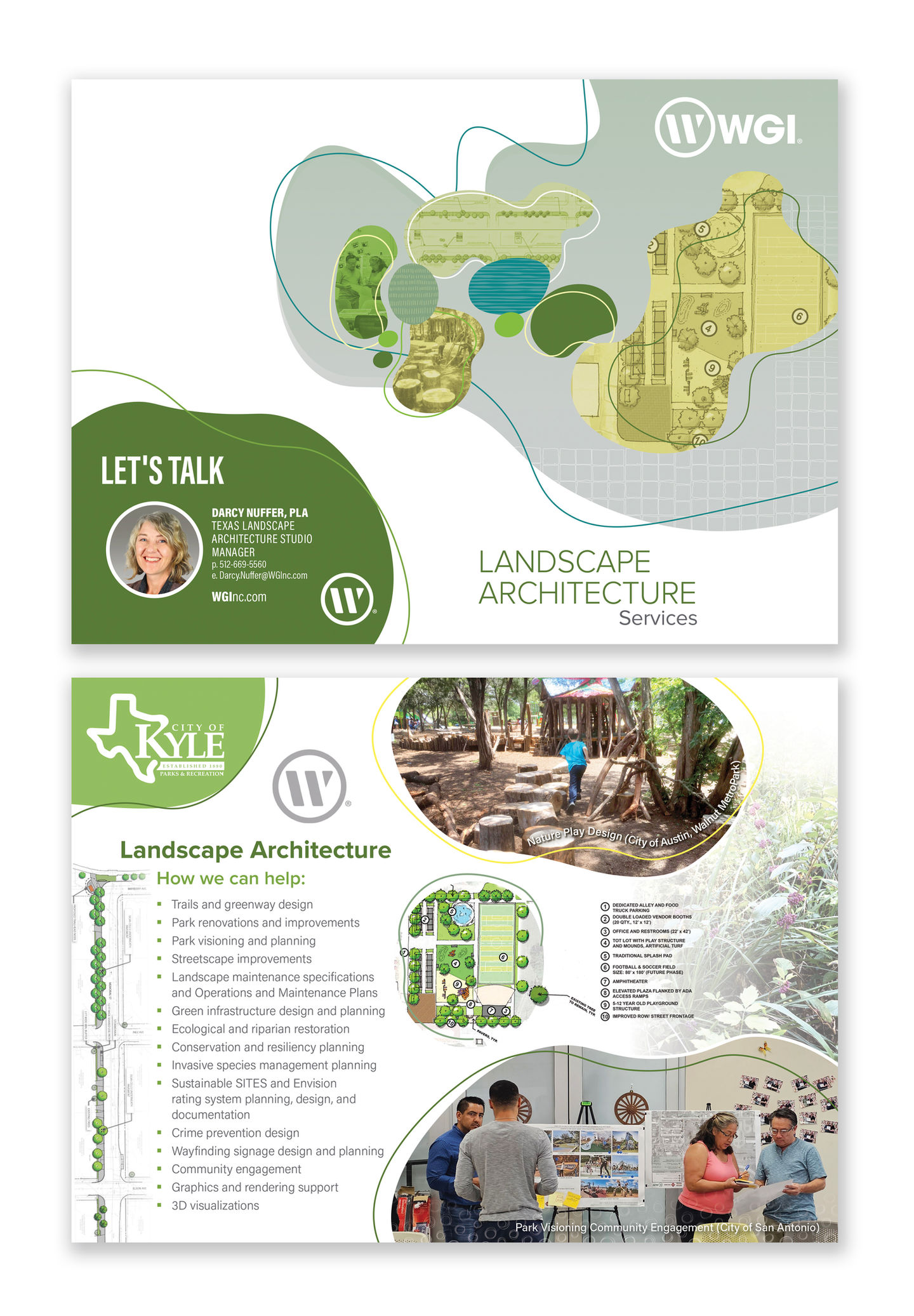 4.75x7 Brochure Insert – WGI Landscape Architecture