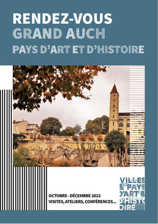 Programmation complète Pays d'Art et d'Histoire octobre-décembre 2022