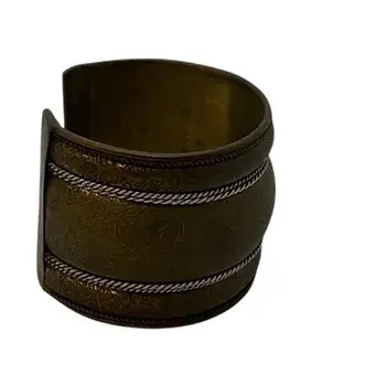 Thumbnail: Vintage Brass Bangle