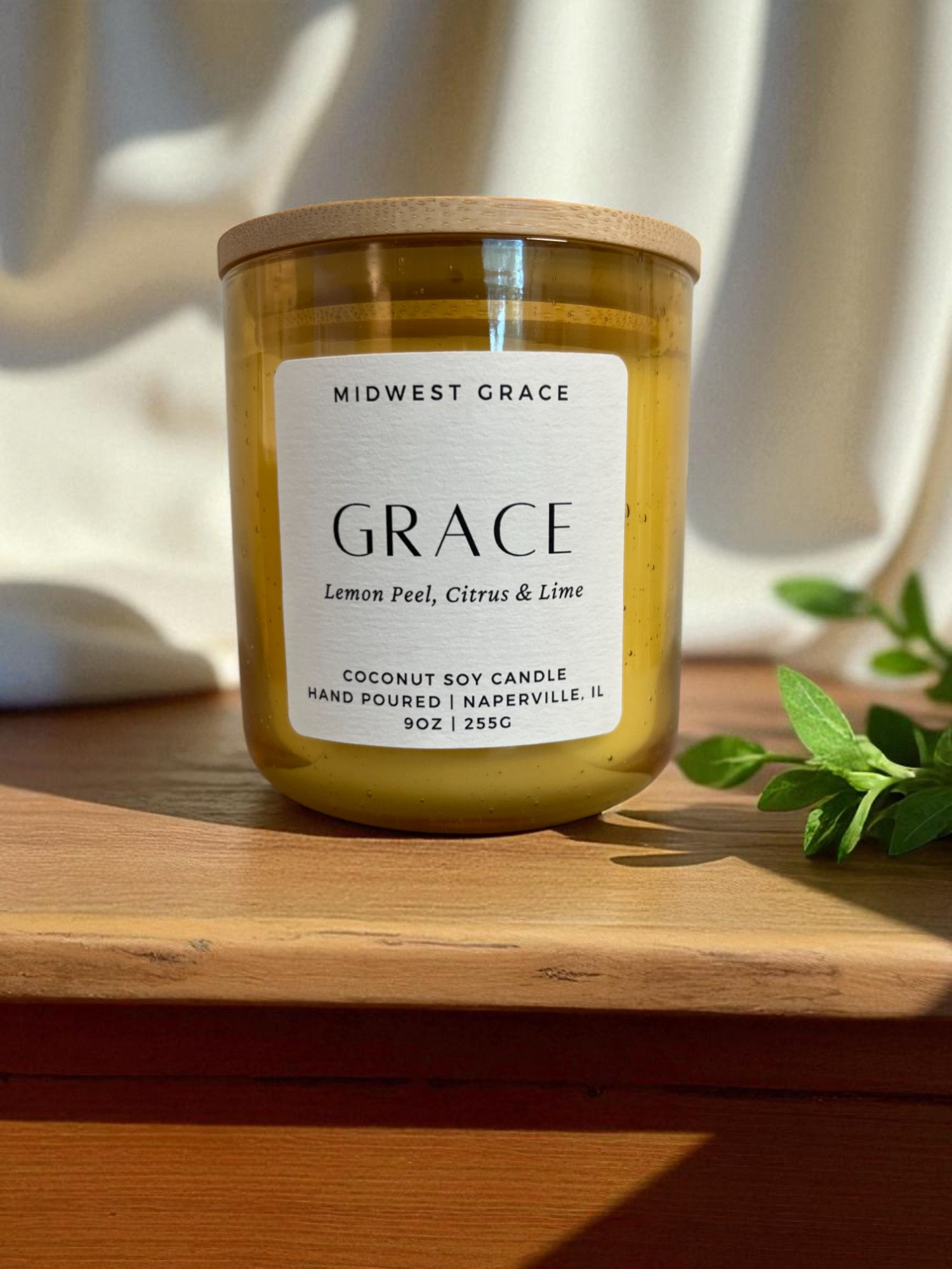 9 oz - Bubble Tumbler Jar Candle - GRACE