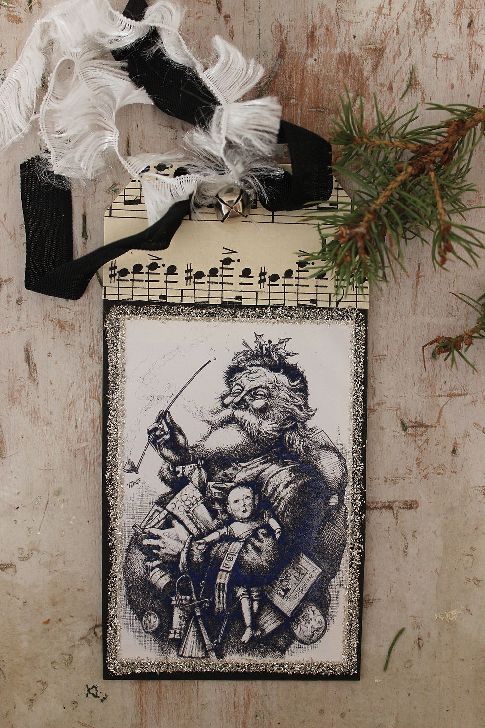 Thumbnail: Black Sketch Santa