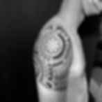 Hiku @ Mana'o Tattoo Studio Tahiti