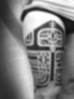 Custom Polynesian tattoo by Keani Verdet