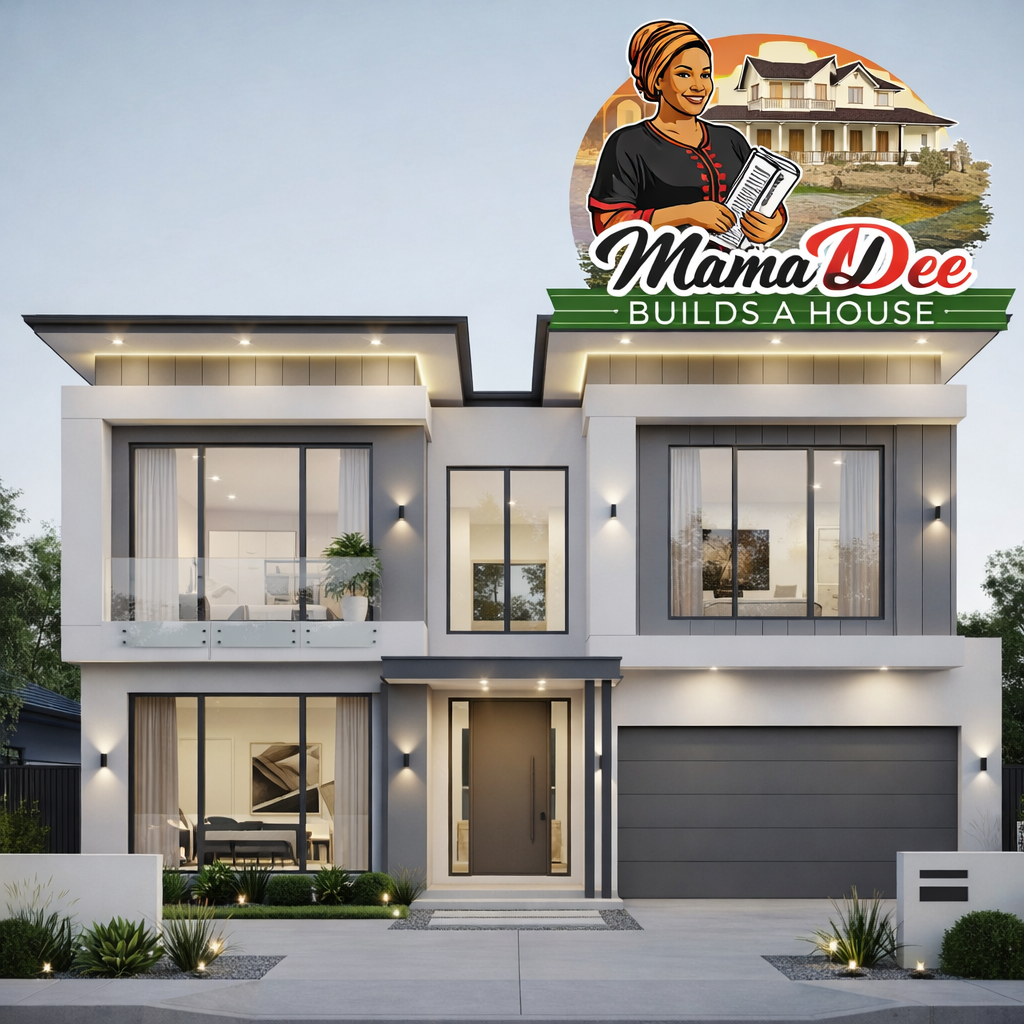 Modern 4 Bedroom - Double-Storey House Plan