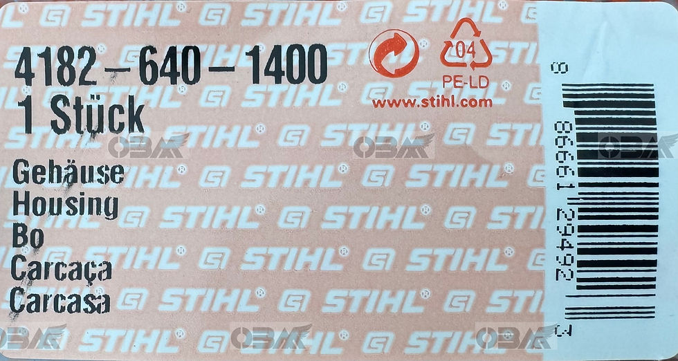 Thumbnail: STIHL Genuine HT135 Pole Saw Oil Tank Housing  / Bar Mount   # 4182 640 1400