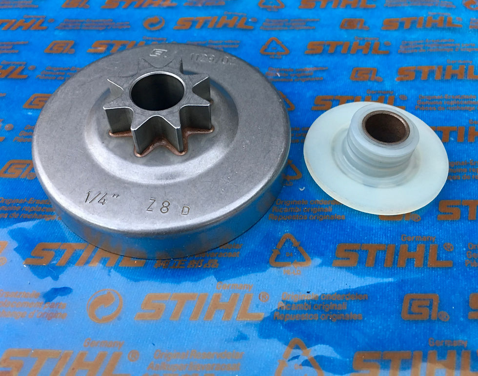 Thumbnail: STIHL Genuine MS200T 1/4 x8T Spur Clutch Drum - Pump Worm Gear  #1129 640 2051