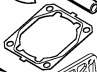 Thumbnail: STIHL Genuine 046, MS460 Cylinder Gasket #1128 029 2304
