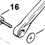 Thumbnail: STIHL Genuine CBA LH Rubber Mount, Top Hat and M5 x 40mm Screw