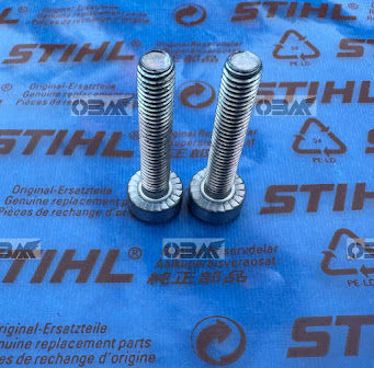 Thumbnail: STIHL Genuine M5 x 28mm Grade 10.9 Screws x 2  #  9022 341 0900