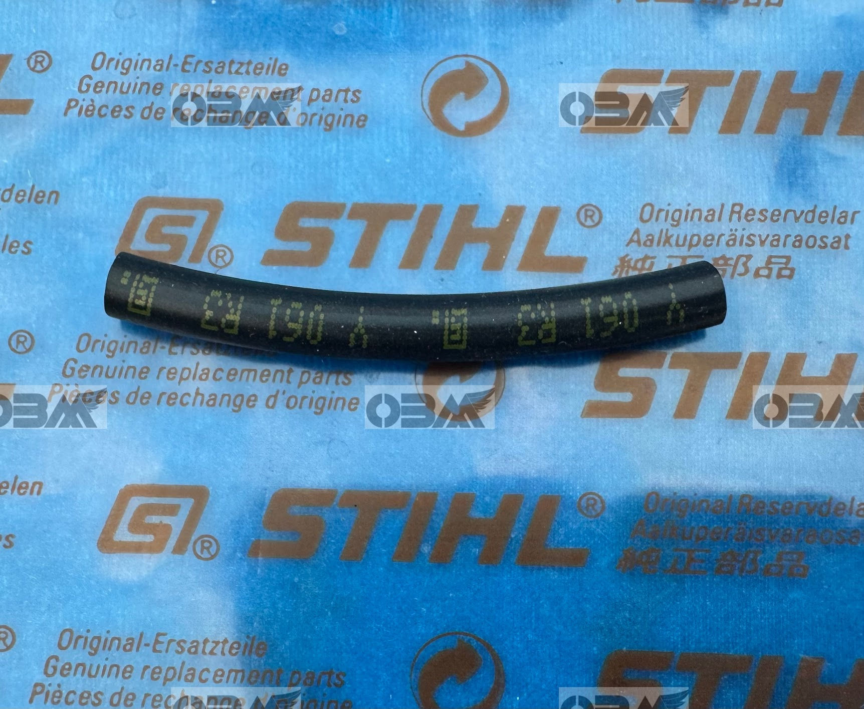 STIHL Genuine 3.1 x 5.7mm Nitrile Fuel Hose 52mm long fits 064 066 MS660