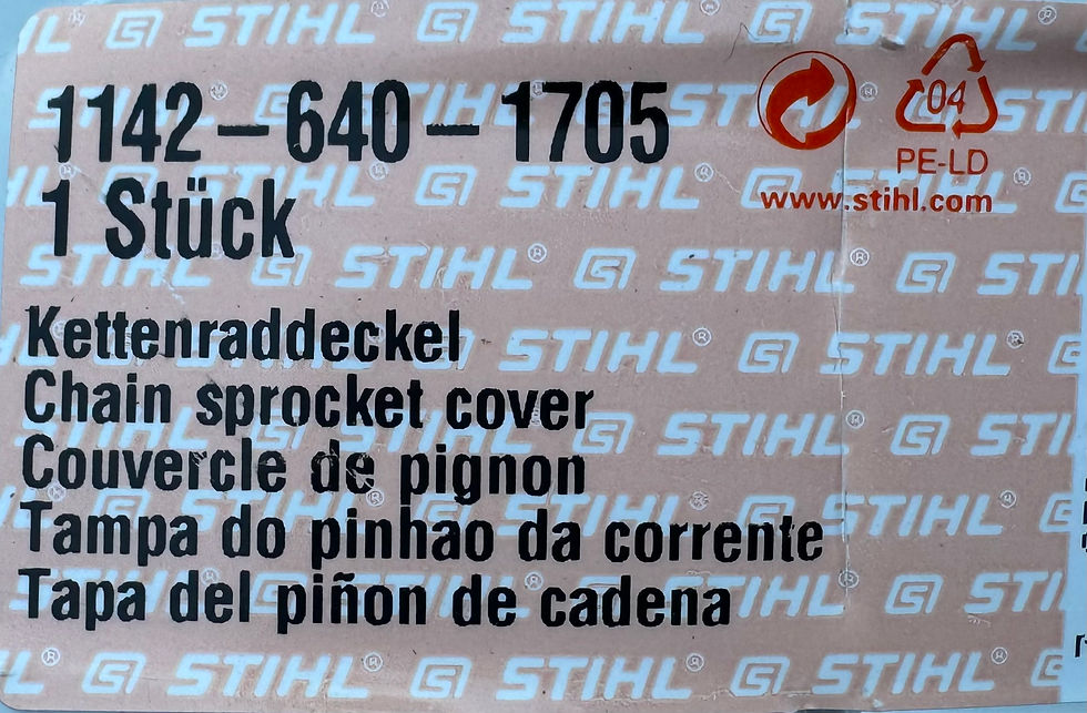 Thumbnail: STIHL Genuine MS462 MS500i Standard Clutch Cover  # 1142 640 1705
