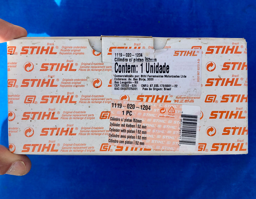 Thumbnail: STIHL Genuine MS381 Cylinder Assembly (52mm)  # 1119 020 1204