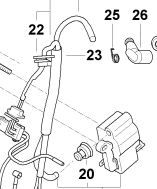 Thumbnail: STIHL Genuine 088 MS780 MS880 MS881 HT Insulating Hose / Sheath  # 1124 405 8001