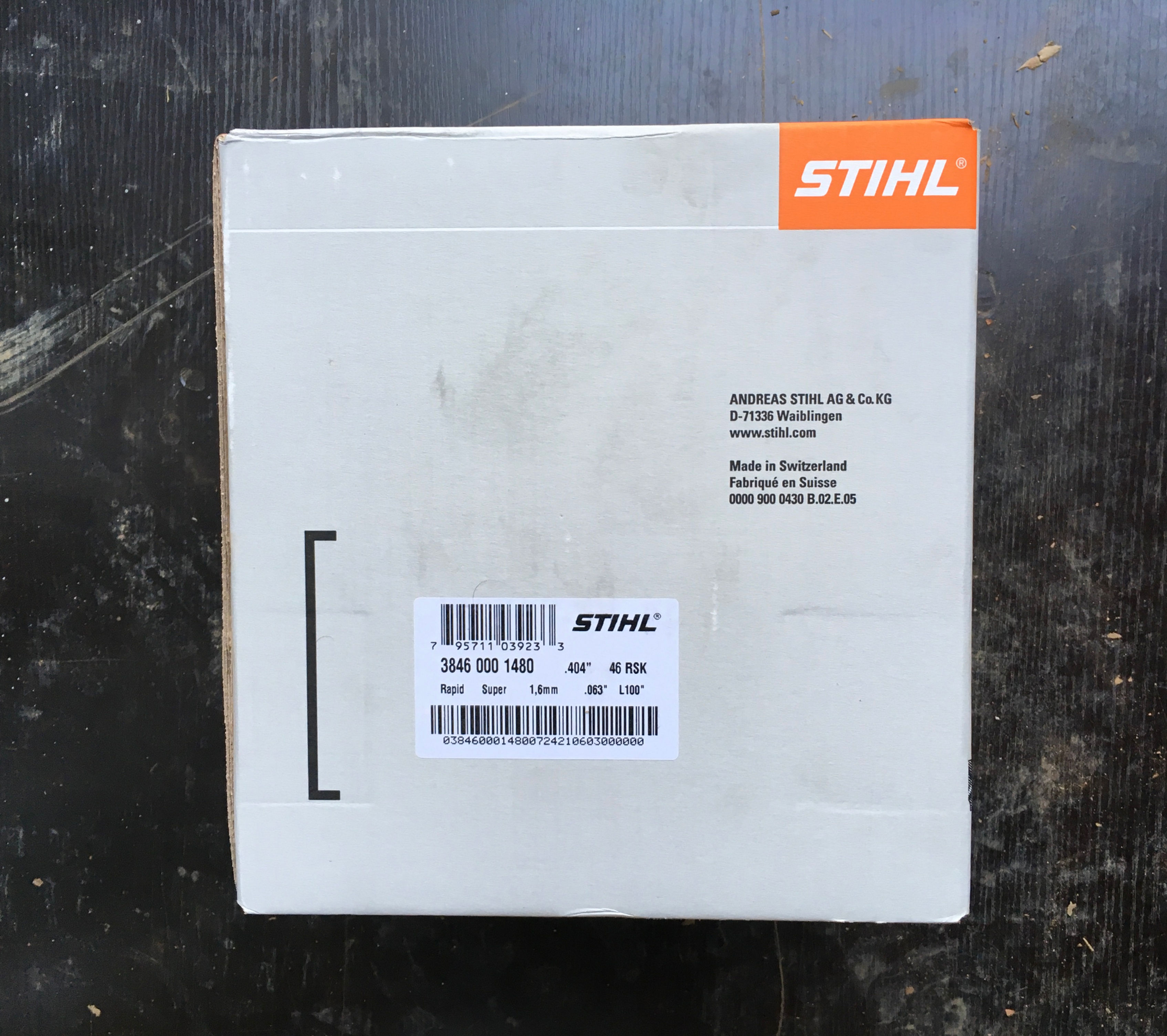 STIHL 46RSK100FT .404" x .063" Rapid Super Klassik Chain!!! # 3846 000 1480