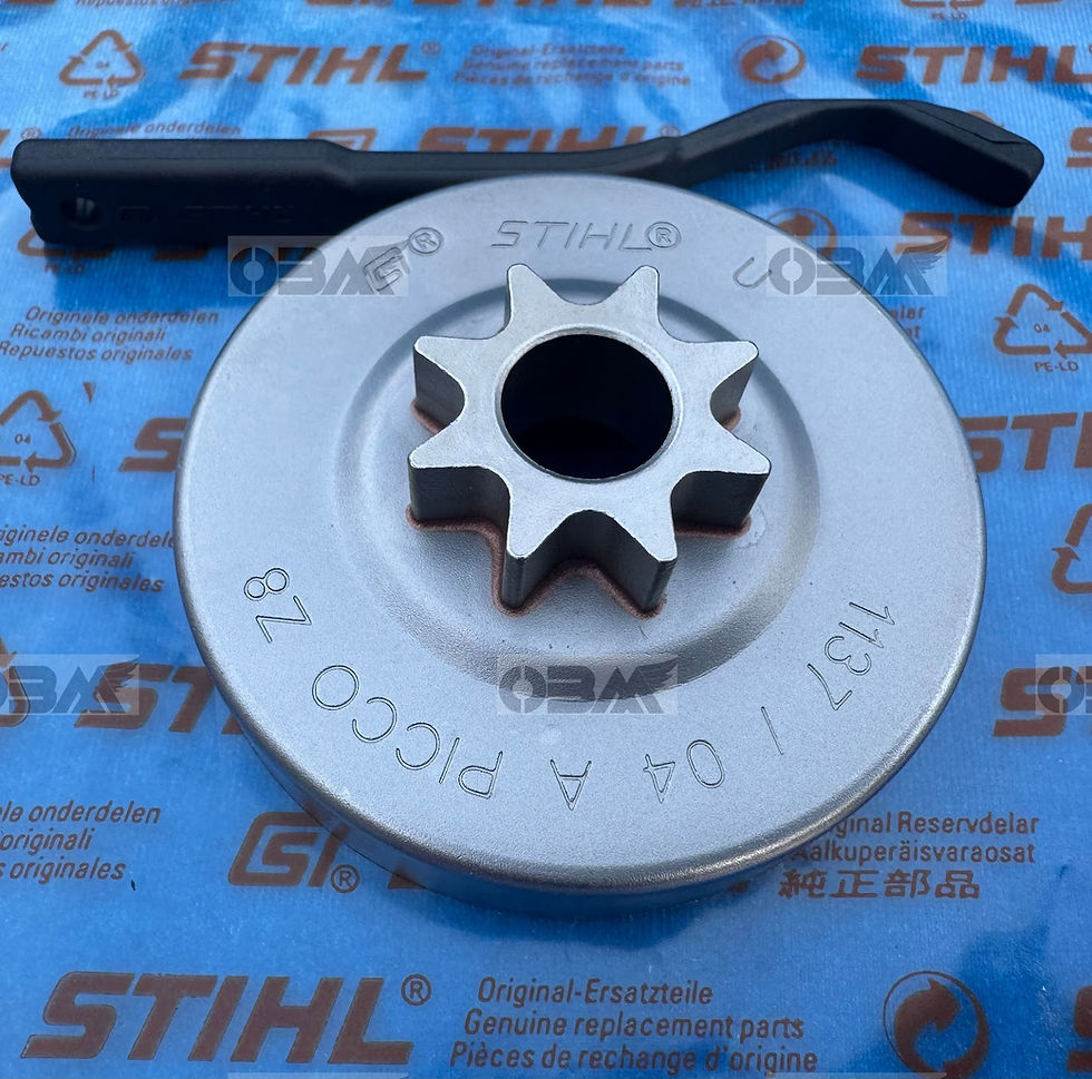 Thumbnail: STIHL Genuine MS192 MS193 MS194  1/4P x 8T Spur Drive Clutch Drum #1137 640 2008