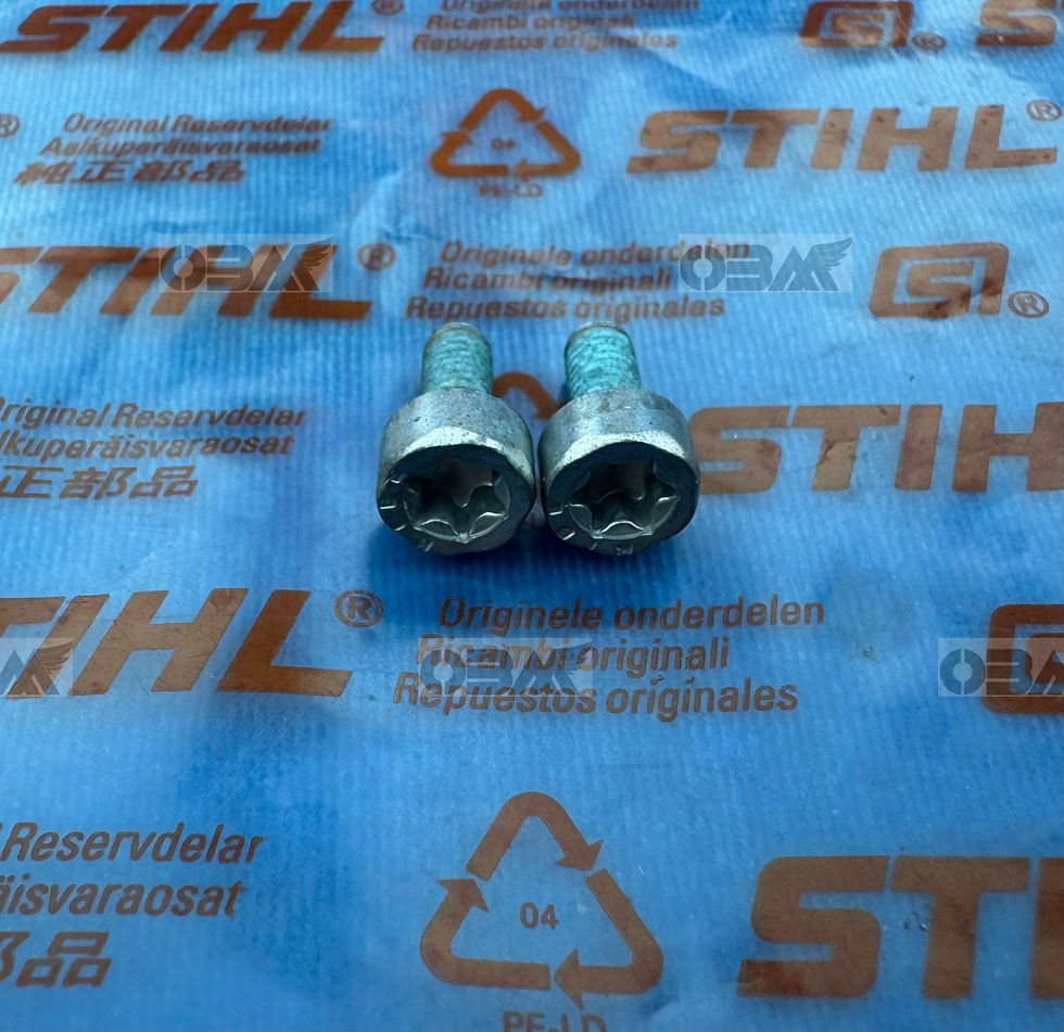 Thumbnail: STIHL Genuine MS651 MS661 M4 x 10mm Locking Spline Screws (2)  # 9022 341 0650