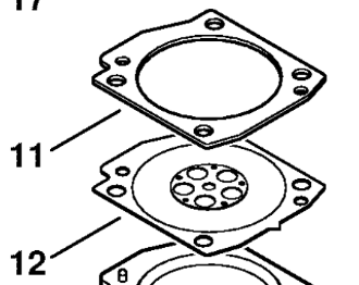 Thumbnail: STIHL Genuine MS381 Carburettor Kit (4 Part)  # 1119 007 1031