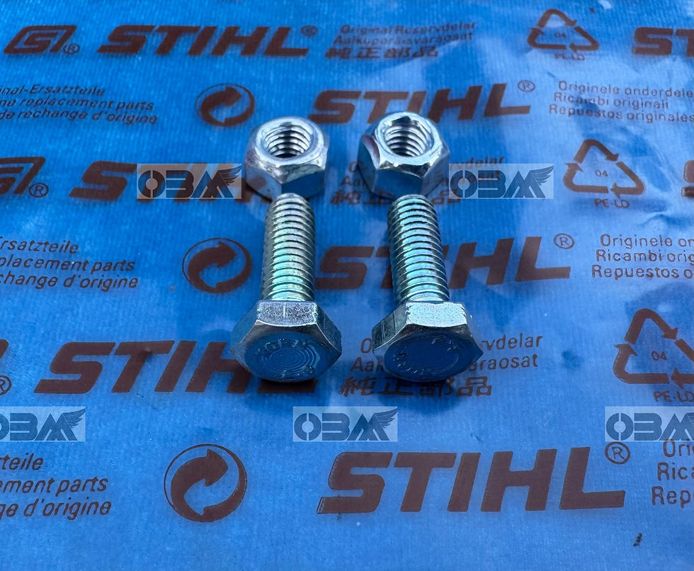 Thumbnail: STIHL Genuine 070 090 070AV 090AV 090G Dog Bolts and Squash Nuts # 9008 319 1310