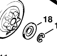 Thumbnail: STIHL Genuine 33mm Clutch Drum Retaining Washer (for Spur Drives) #0000 958 1029