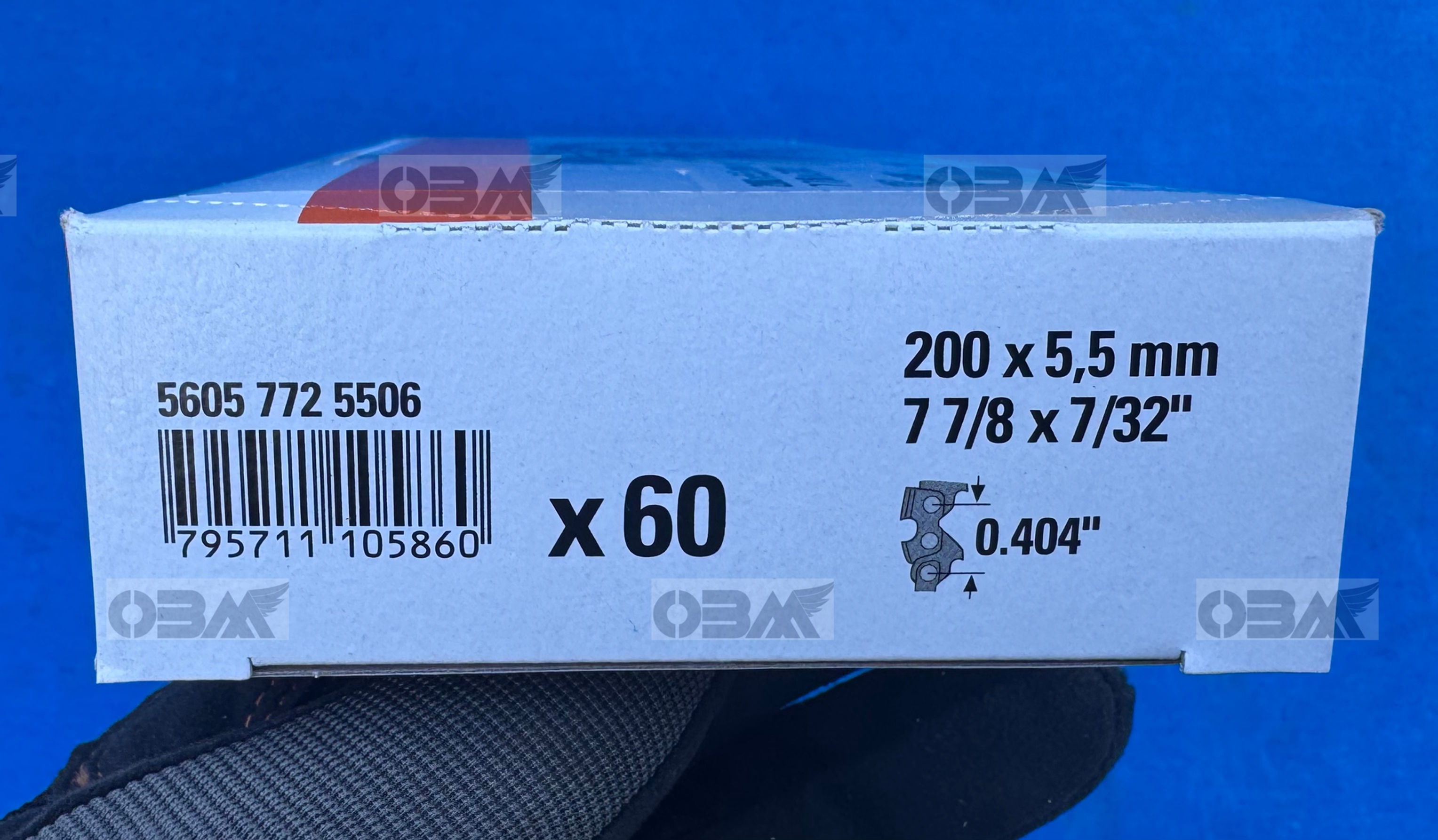 STIHL 60 PAK of 7/32  or 5.5mm Chainsaw Files (10 boxes of 6)  # 5605 772 5506