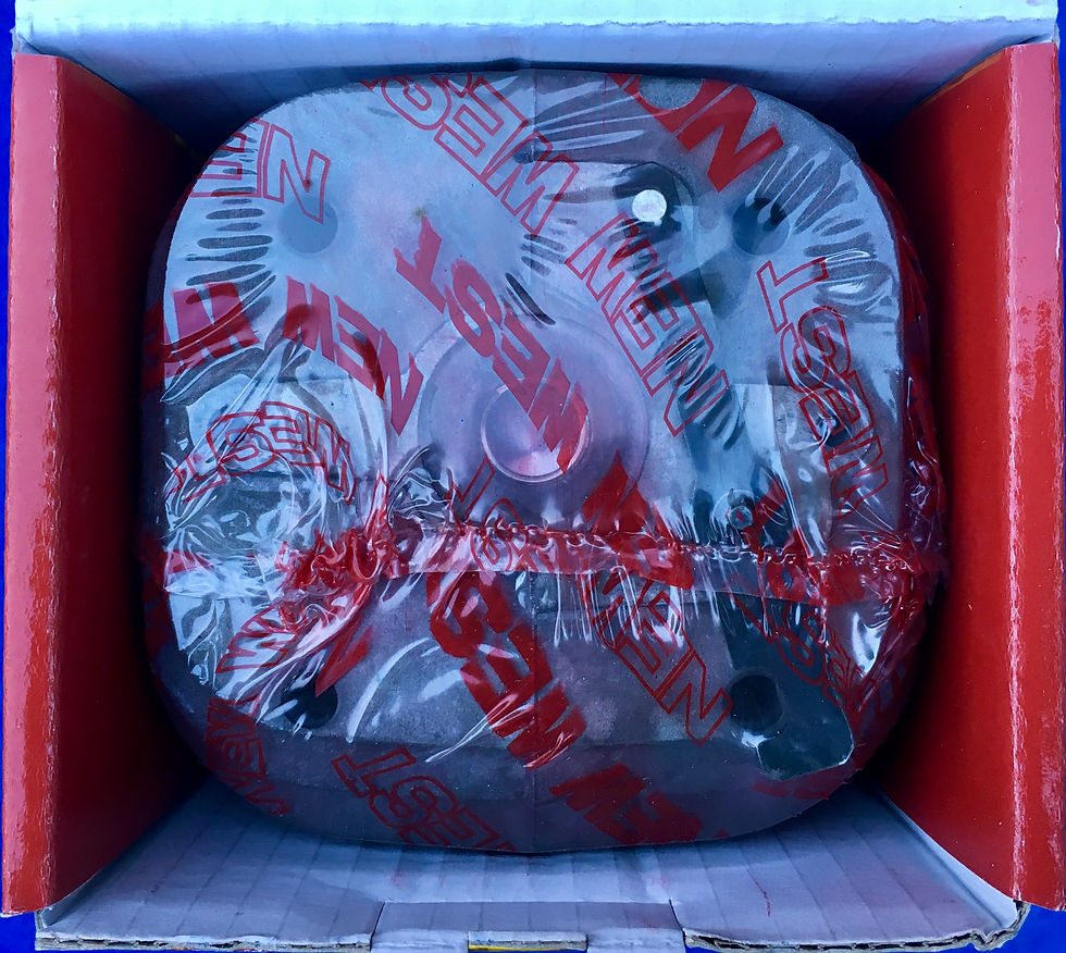 Thumbnail: NEW WEST / STIHL 090 Nikasil (Ceramic) Cylinder Assembly (66mm)  # 1106 020 1211