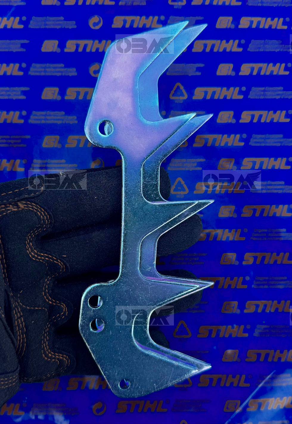 Thumbnail: STIHL Genuine 1124 Series Straight Dog Spikes / Dog Set (2)  # 1124 664 0502