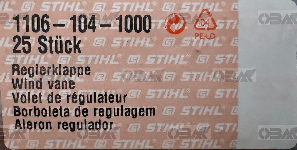 Thumbnail: STIHL Genuine 070, 070AV, 090, 090AV, 090G  Governor Wind Vane # 1106 104 1000