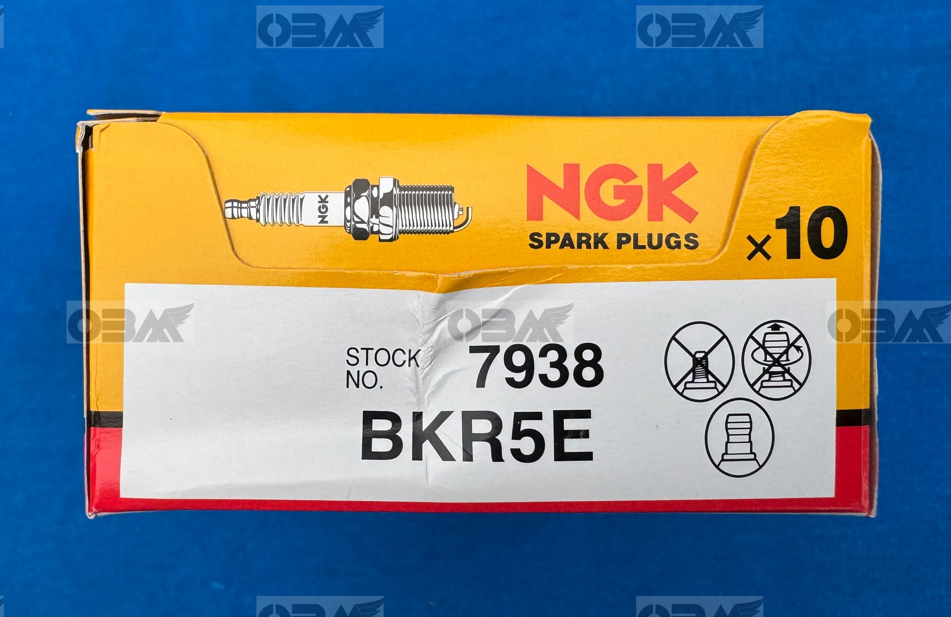 10 PAK NGK  BKR5E Spark Plugs for Mazda 323 1.8 EFI SOHC BG 1989-1994