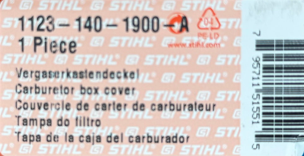 Thumbnail: STIHL Genuine 021 023 025 Air Filter Cover  # 1123 140 1900