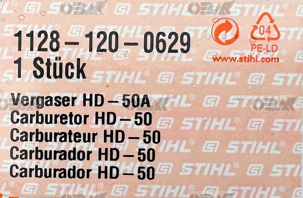 Thumbnail: STIHL Genuine MS461 Carburettor Walbro HD-50A  # 1128 120 0629