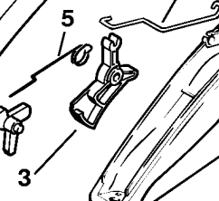 Thumbnail: STIHL Genuine Throttle Trigger fits 021 to MS461 saws  # 1128 182 1005