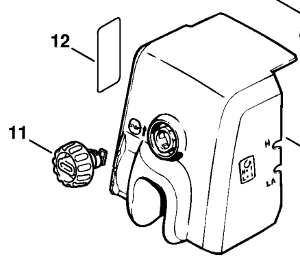 Thumbnail: STIHL Genuine 021 023 025 Air Filter Cover  # 1123 140 1900